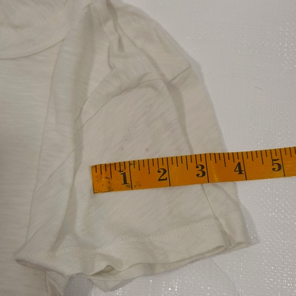 J. Crew White And Plaid Anchor Tissue T-shirt - Picture 10 of 10